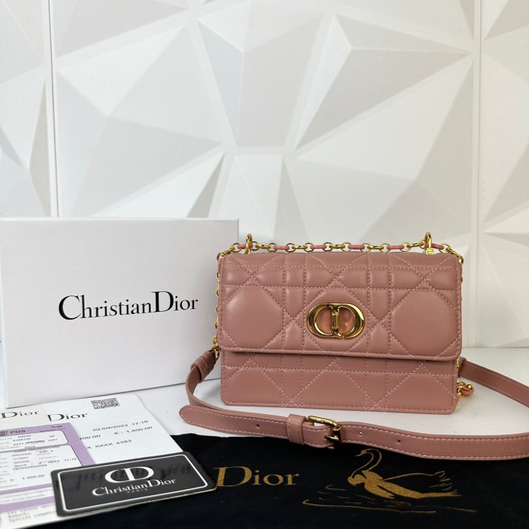 CHRİSTİAN DİOR MİSS CARO MİNİ BAG PUDRA